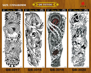 Tatuaje <span class=keywords><strong>3D</strong></span> temporal impermeable manga grande <span class=keywords><strong>brazo</strong></span> completo al por mayor - Product Image 5