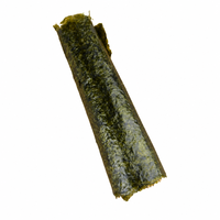 Hojas de Alga Marina Tostada y Crujiente de Tamaño Completo, Nori para Sushi en Bolsa, para Onigiri y Cocina Japonesa, 50 Hojas Premium