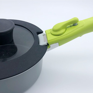 Beschichtung Bakelit Griffe Abnehmbare Verbrüh schutz pfannen griffe Weiche Silikon pfannen topf Set Kochgeschirr Teile Griffe & Knöpfe Ganzjährig - Product Image 4