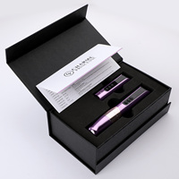 Pluma Eléctrica Inalámbrica Charme Princesse PMU 2.0, Trazo de 3.5mm, Batería Dual de 800mAh, Acero Inoxidable, USB-C, 10 Cartuchos para Cejas y Labios