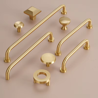 Poignée de porte de placard de cuisine antique, boutons en laiton, poignées de tiroir de meuble, accessoires de quincaillerie