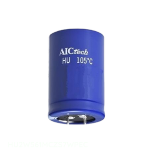 ตัวเก็บประจุแบบ Through Hole ยี่ห้อ Manufacturer Channel รุ่น CAP ALUM 560UF 20% 450V SNAP TH HU2W561MCZS7WPEC 560 uF - Product Image 1