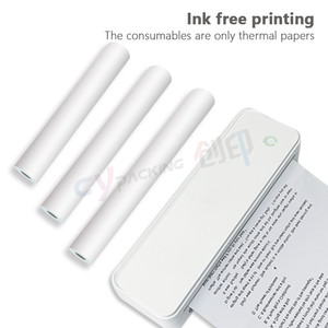Papier thermique A4 sans encre, sans BPA, séchage rapide pour imprimante Phomemo M08F, Peripage <span class=keywords><strong>A40</strong></span>, NEWYES LD0801, papier thermique A4 - Product Image 5