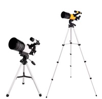 Telescopio Astronómico Profesional con Ocular de 70 mm, Zoom de 150 Aumentos, Visión Nocturna de Alta Potencia, Telescopio para Observación de Estrellas y Espacio Profundo