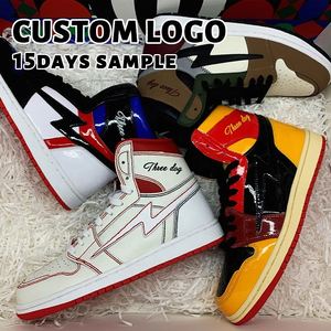Baskets de sport originales pour hommes, logo personnalisé, design en toile à lacets, respirantes, maille EVA, tendance streetwear - Product Image 5