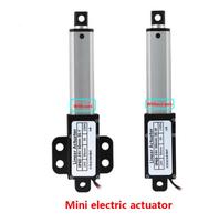 Mini vérin électrique à tige de poussée, micro-actionneur linéaire DC12V/24V 20-150N, moteur à mouvement alternatif pour automatisation à distance