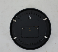 Jam azan plastik hitam untuk dekorasi rumah, jam kaligrafi, jam tangan barometer wajah