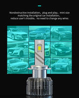 Promoción, Bajo MOQ, Sistema de Iluminación Automotriz, Bombilla LED para Faros Delanteros H1 H3 H11 H13 9005 9006