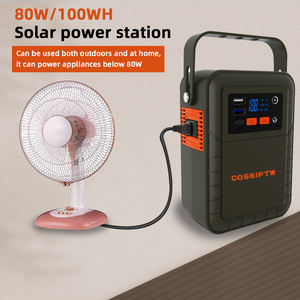 Sistem penyimpanan energi portabel 80W, <span class=keywords><strong>Generator</strong></span> Mini bertenaga surya 100Wh untuk distributor grosir - Product Image 2