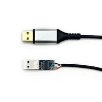 Câble convertisseur USB vers RS485 industriel avec puce, transmission de données stable à longue distance pour PLC/Modbus/automatisation industrielle