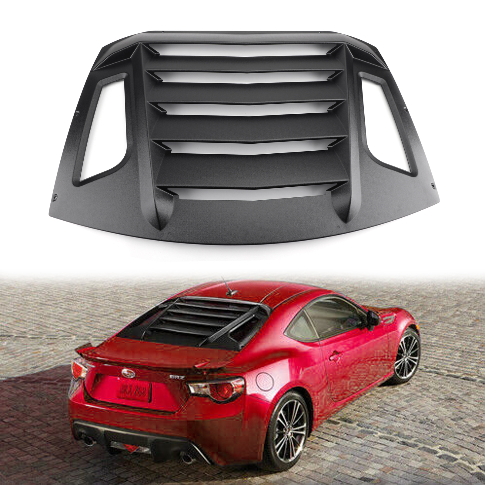 スバルBRZ/スコイオンFR-S/トヨタGT86用リアウィンドウルーバー
