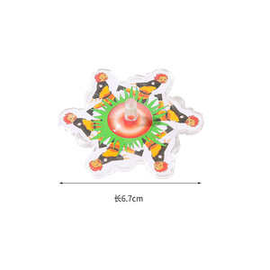 Ensemble de toupies en plastique de dessin animé, jouet unisexe pour enfants de 5 à 7 ans, cadeau pour enfants - Product Image 5