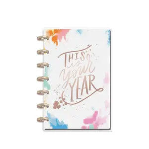 Hardcover Draht bindung Spirale Benutzer definierter Druck Niedlicher Notizbuch planer Agenda Organizer