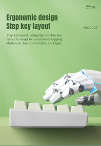 K701 Key Line Tách 68 Phím Không Dây 60 Phần trăm Bàn Phím Màu Kép RGB Sáng Máy Tính Mini Chơi Game Bàn Phím - Product Image 4