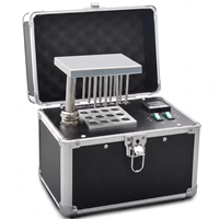 12 Position Dry Nitrogen Sample Concentrator 20mm Diameter Heating Hole Lab Evaporator 0.5 Temp Accuracy SUS304 Stainless