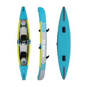 Vente en gros Chine Pvc Kayaks de pêche Canoë Dropstitch Kayak gonflable à vendre