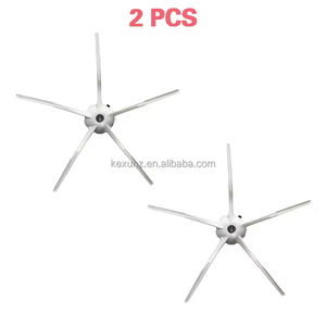 2 Pezzi Spazzola Laterale a 5 Bracci SDBS03RR Ricambio Compatibile per Robot Aspirapolvere Roborock S7 S7 MaxV Q5 Q7 <span class=keywords><strong>S6</strong></span> S5 S4 - Product Image 3