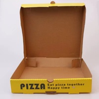 Nouvelle boîte à pizza jetable personnalisée 2025, 33 35 CM 7/9/12 pouces, boîte à pizza en papier kraft pour livraison avec votre propre logo, matériaux recyclés