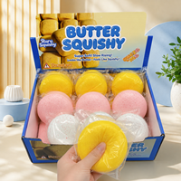 Jouet Squishy en Mousse PU Souple à Remontée Lente en Forme de Pain Beurre, Anti-Stress, pour Enfants et Adultes, Vente en Gros