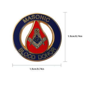 Pins <span class=keywords><strong>de</strong></span> Solapa Masónicos, Insignia <span class=keywords><strong>de</strong></span> la Francmasonería, Masón, Símbolo G, BLM67, Donante <span class=keywords><strong>de</strong></span> <span class=keywords><strong>Sangre</strong></span> Masónico, 1.9cm, Accesorios <span class=keywords><strong>de</strong></span> Negocios Sencillos para Hombre - Product Image 2