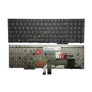 لوحة مفاتيح جديدة أصلية من نوع FR, تأتي باللون الأسود مناسبة لـ Leno vo Thinkpad E570 (20H5 20H6) E570C E575 (20H8)