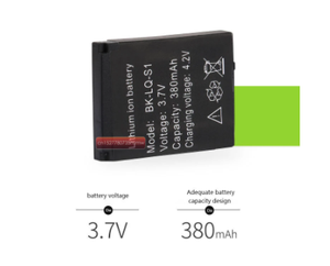 LQ-S1 3,7V 380mAh Wiederaufladbarer Li-Ionen-Polymer-Akku für Smartwatches AB-S1 DJ-09 DZ09 GJD HKS-S1 FYM-M9 SCX-M9 - Product Image 6