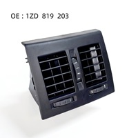 Ensemble de grilles de ventilation centrales du tableau de bord 1ZD820951 pour Skoda Octavia A5 MK2, grille de sortie d'air du tableau de bord