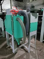 Nouvelle souffleuse à sable électrique haute pression avec collecteur de poussière cyclonique et grande zone de travail pour une efficacité de sablage optimale