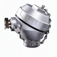 TDCAST KMC Tête RTD en aluminium moulé sous pression IP65, bloc de raccordement 33 mm, OEM OBM personnalisé pour capteur de température industriel Pt100 et type K