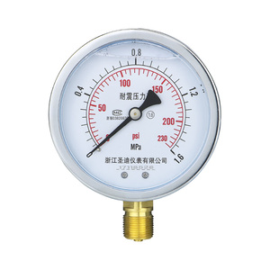 Mục đích chung sử dụng thủy lực đo áp suất Tác động kháng chất lỏng điền đo áp suất - Product Image 1