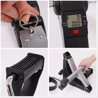 Équipement de fitness domestique, mini vélo pliable, modèle de machine à pédales, entraîneur de jambes d'intérieur pour personnes âgées