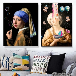 Professionnel personnalisé <span class=keywords><strong>Pop</strong></span> <span class=keywords><strong>Art</strong></span> personnes célèbres peint à la main peinture à l'huile de la photo - Product Image 3