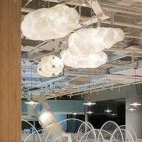 Nordique nuage restaurant décoration créative pendentif lumière magasin de vêtements centre commercial fenêtre lustre lampe
