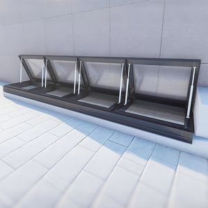 Toit de balcon moderne intelligent, étanche, à double vitrage, en alliage d'aluminium, électrique et insonorisé pour <span class=keywords><strong>cuisine</strong></span> extérieure - Product Image 2