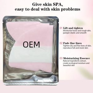 Masque facial en feuille de cristal coréen au bio-collagène, rétinol, vitamine C et PDRN, raffermissant, <span class=keywords><strong>anti</strong></span>-rides, hydratant, illuminateur, végétalien, pour la nuit - Product Image 3