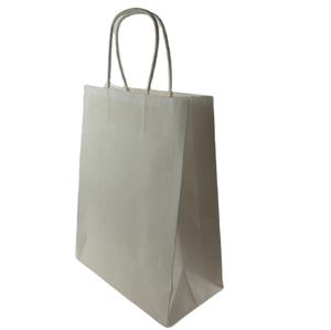 医療薬局用紙袋Rx病院処方薬クラフトホワイト包装ピンチフラットボトム - Product Image 6