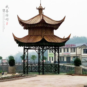 Master Bamboo Pavilion Diameter 4-7M Gallery Decorate Modern Minimalist Style - Product Image 1