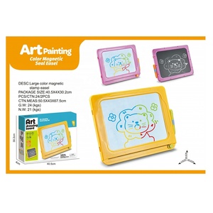 Pizarra Magnética <span class=keywords><strong>de</strong></span> Dibujo <span class=keywords><strong>para</strong></span> Niños, Juguete Educativo, Bloc <span class=keywords><strong>de</strong></span> Dibujo a Color, Juego <span class=keywords><strong>de</strong></span> Rompecabezas con Pantalla Borrable - Product Image 2