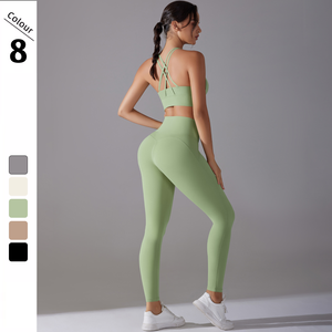 <span class=keywords><strong>Ensemble</strong></span> de yoga sans couture pour femmes Fitness Sports Gym Vêtements Femmes Gym Yoga Set Workout Sets Yoga Top and Sportswear Suit - Product Image 1