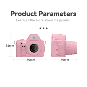 Mini cámara portátil retro, linda, con llavero, cámara digital mini, 1080P 2K, cámara para vlogs, regalo promocional, cámara para niños. - Product Image 2