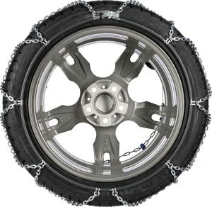 New Snow Tire Chains Tractor Antiskid Chain with <b>V</b> <b>Bars</b> Forklift Denser Snow Chains Alloy Steel Heat Treated 205-225mm - Product Image 2