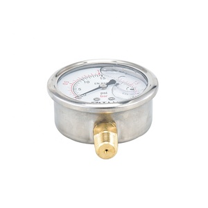Manômetro de Pressão de Óleo Double-An Y40 40mm 30bar com Caixa de Aço Inoxidável de <span class=keywords><strong>1</strong></span>.5 polegadas e Conexão de Rosca de <span class=keywords><strong>1</strong></span>/<span class=keywords><strong>4</strong></span>, Fabricado na China, Personalizável - Product Image 4