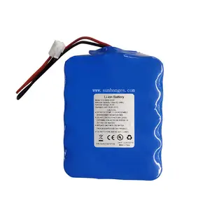 Personalização 3s5p 4s4p 4s5p 11.1v 14.8v, 8800mah 11ah bateria de íon de lítio com bms para aquevet led