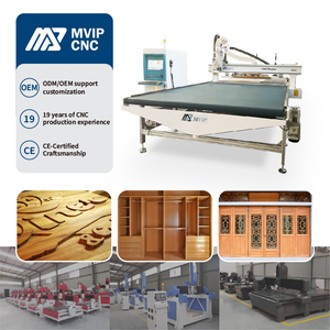 Máquina de enrutador CNC de husillo ATC de cambio automático de herramientas con motor central y componentes de engranaje para enrutamiento de trabajo de madera de muebles - Product Image 4