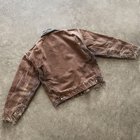 Streetwear extérieur hiver fermeture éclair vêtements de travail personnalisé canard toile camionneur Bomber veste de travail pour hommes