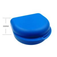 Boîte de retenue de stockage en plastique avec logo personnalisé boîte de conteneur étui de retenue orthodontique