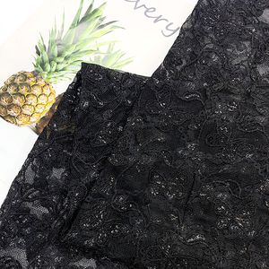 Tissu en dentelle à motif papillon en chenille brodée 3D élégant et sexy en gros <span class=keywords><strong>pour</strong></span> rideaux, draperies, robes de mariée - Product Image 2