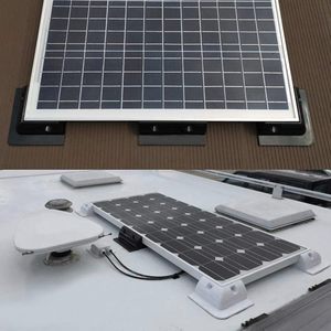 Accessoire PV, kit de fixation <span class=keywords><strong>solaire</strong></span> sans perçage en ABS, 4/5/7 pièces, pour caravane, bateau, abri, fourgonnette, <span class=keywords><strong>garage</strong></span> - Product Image 1