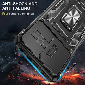 Custodia per telefono con protezione per obiettivo per fotocamera Slide per <span class=keywords><strong>Xiaomi</strong></span> <span class=keywords><strong>Redmi</strong></span> <span class=keywords><strong>Note</strong></span> 13 12 <span class=keywords><strong>11E</strong></span> 11 Pro / <span class=keywords><strong>Note</strong></span> 11S 12S Poco X6 Pro Cover - Product Image 2