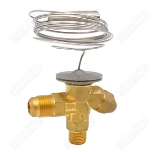 TS 2 068Z3400 R404A/R507 Internally Equalised TS2 Thermostatic Expansion Valve For Air Conditioner Chiller HVAC Refrigeration